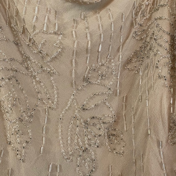 Express Silk Beaded Top - Picture 7 of 10